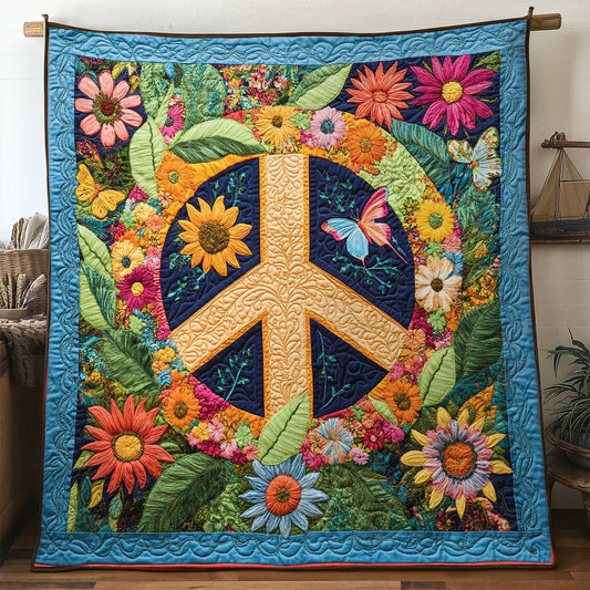 Peace Bloom WN1605026CL Quilt