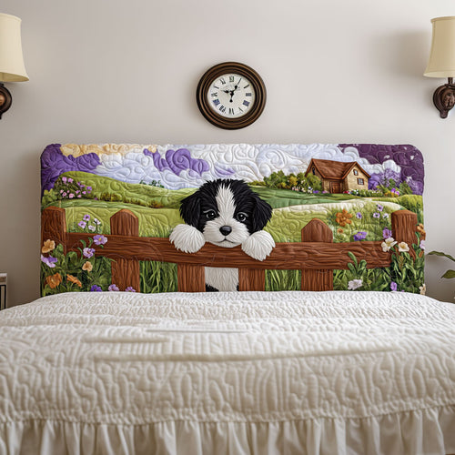 Countryside Dog QA2812014CL Quilted Headboard Slipcover