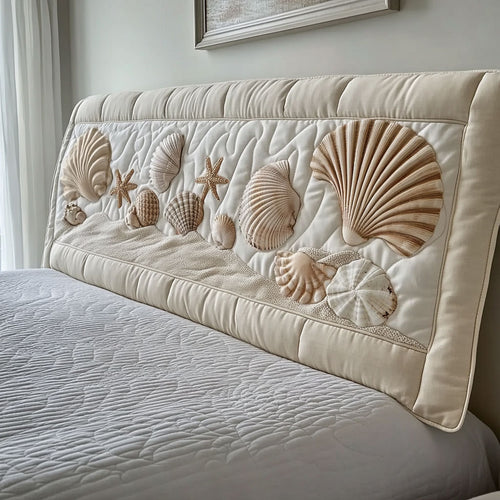 Seashell Sand WN0501057CL Quilted Headboard Slipcover