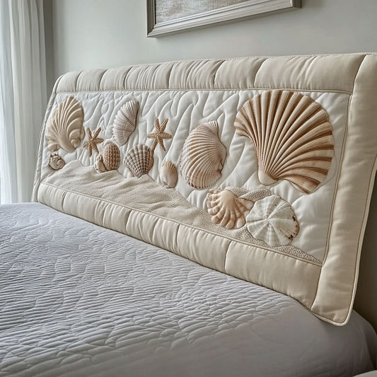 Seashell Sand WN0501057CL Quilted Headboard Slipcover