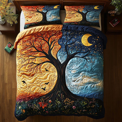 Solar Lunar Tree WY1308087CL Duvet Cover Set