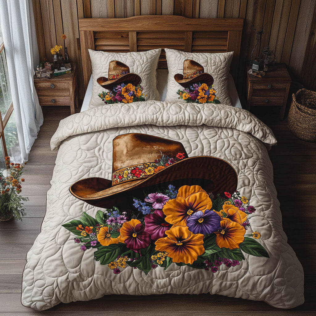 Spring Cowboy Hat WN2409061CL Duvet Cover Set