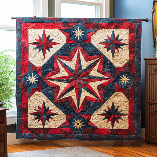 Patriotic Independence Star WJ2310018CL Quilt