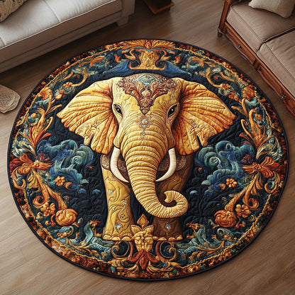 Golden Elephant CW2508033CL Quilted Round Mat