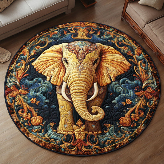 Golden Elephant CW2508033CL Quilted Round Mat