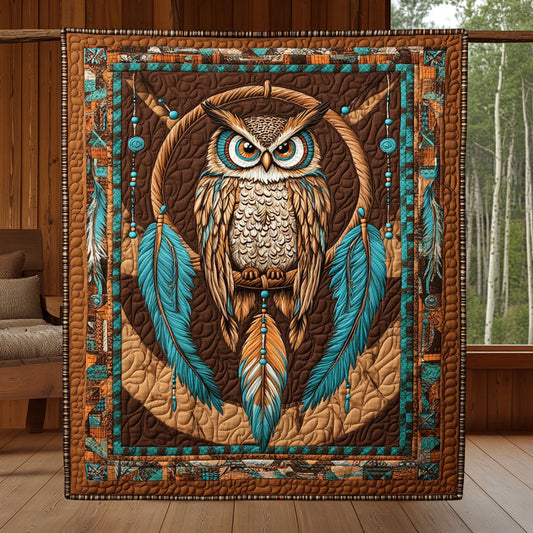 Owl Native American CW3006039CL Quilt