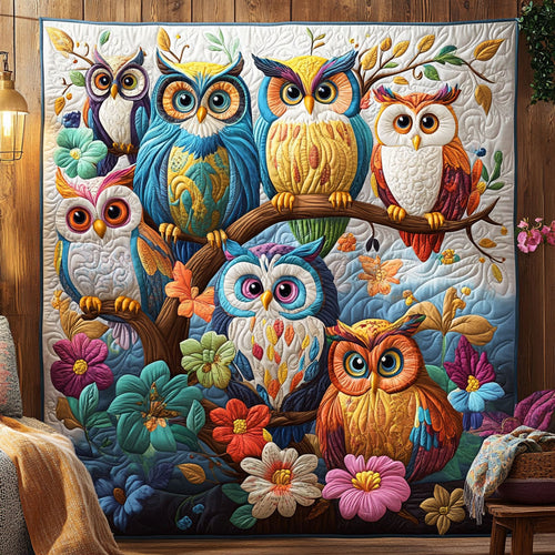 Playful Owl CW1205100CL Quilt