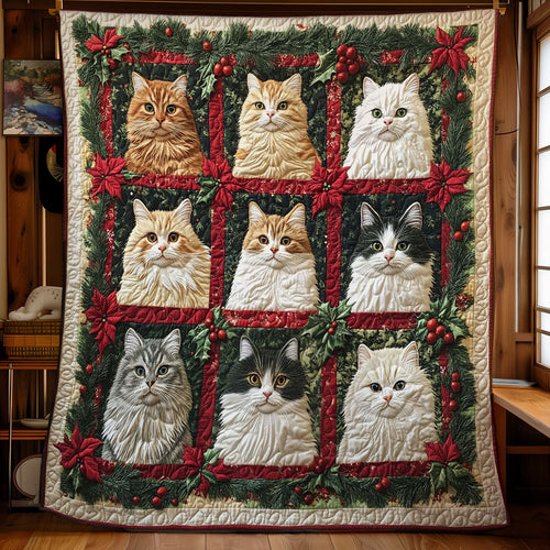 Christmas Cat CW0811036CL Quilt