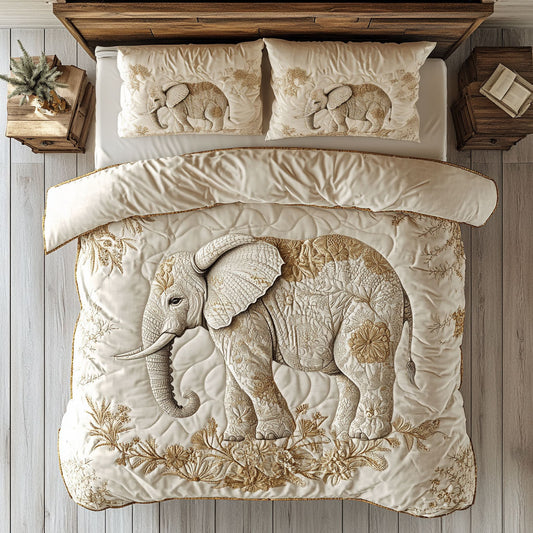 Majestic White Elephant WY2402021CL Duvet Cover Set