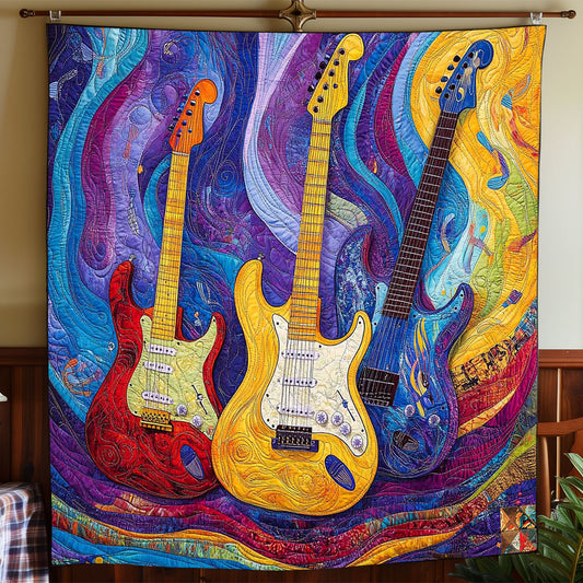 Guitar Serenade Hippie WP0212016CL Quilt