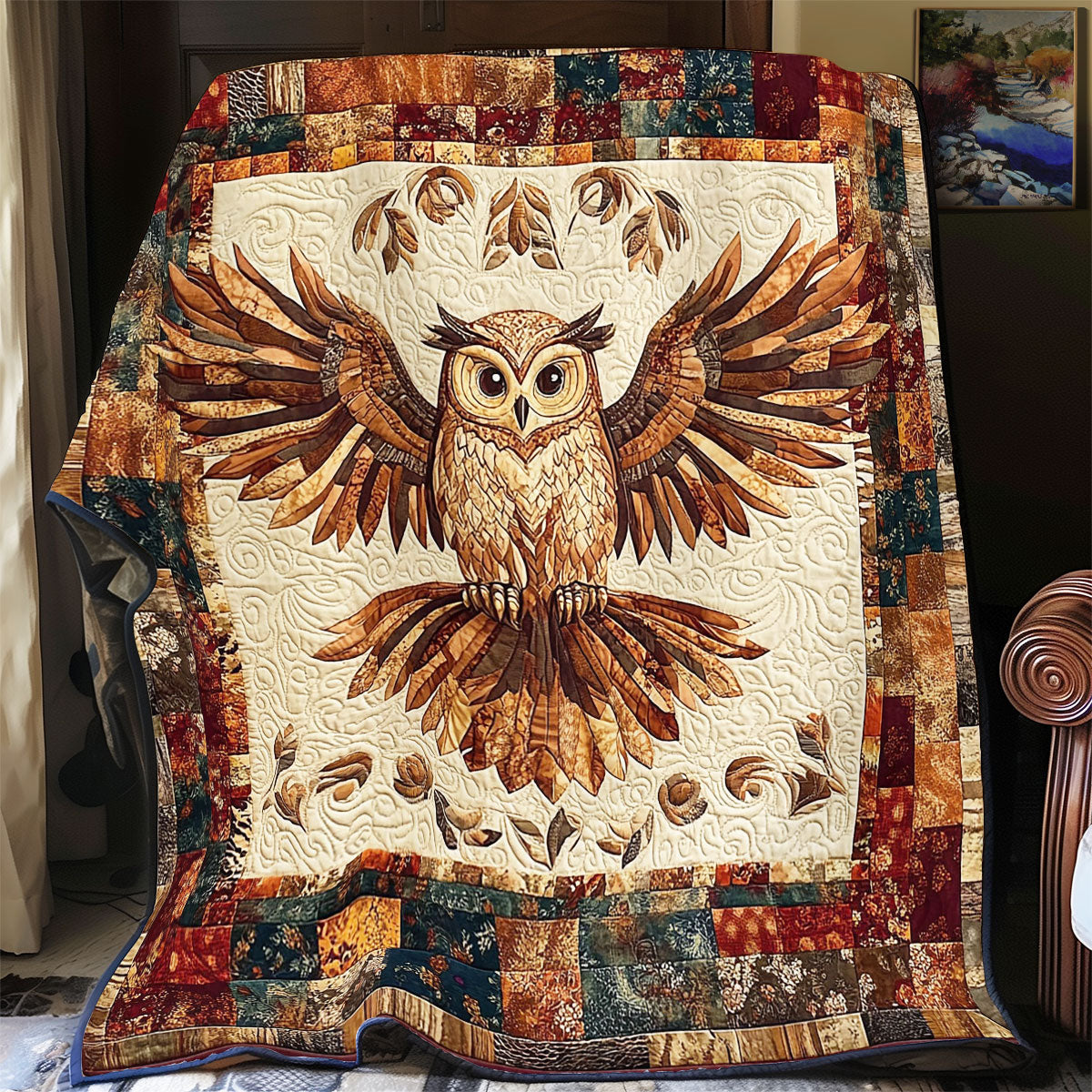 Brown Owl WY0901013CL Quilt