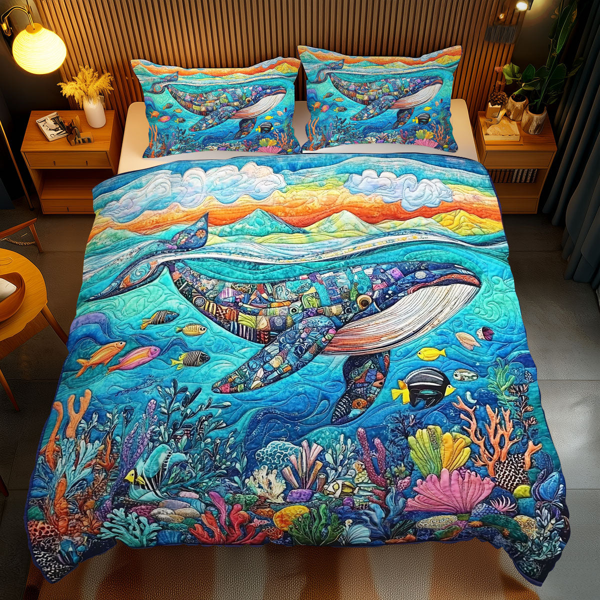 Whale Odyssey WJ3012032CL Duvet Cover Set