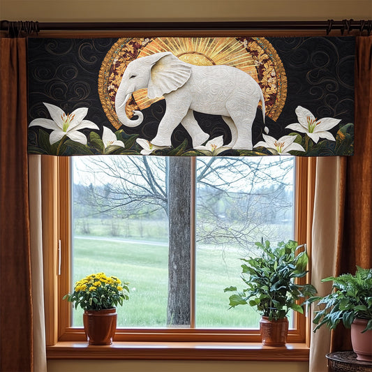 White Elephant WX2205055CL Quilted Valance