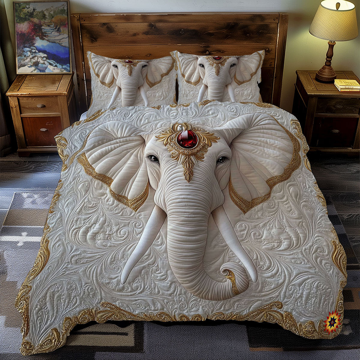 Elephant Head WY2412017CL Duvet Cover Set