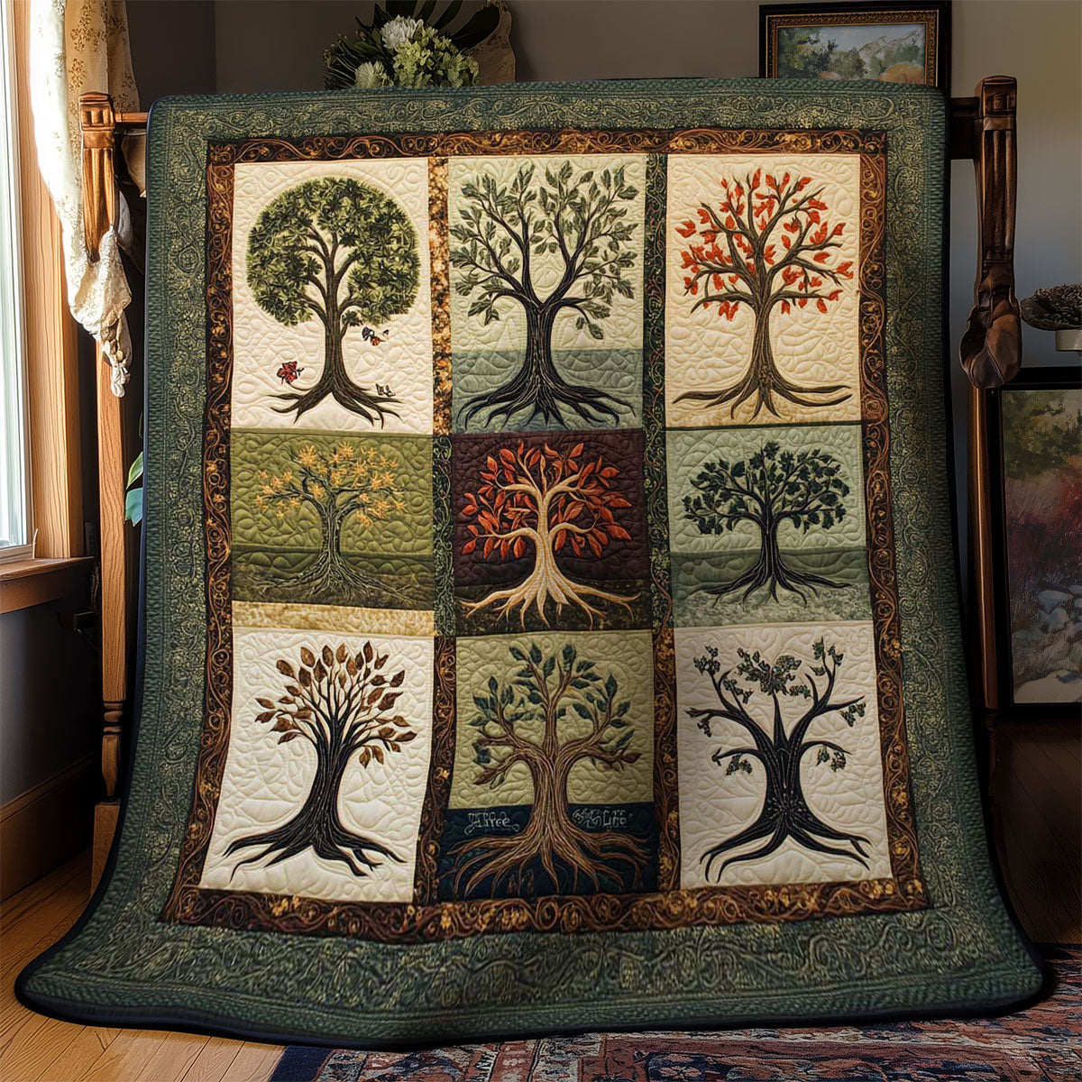 Forest Symphony Tree Of Life WN0301025CL Quilt