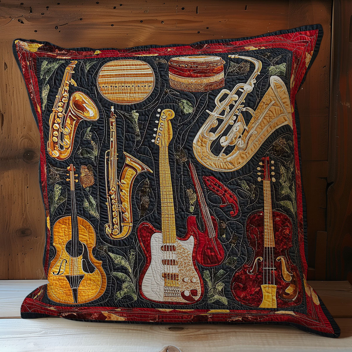 Music Instrument Lover WY2401019CL Quilt Pillow Case