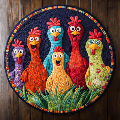 Coop of Colors CM2705018CL Quilted Round Mat