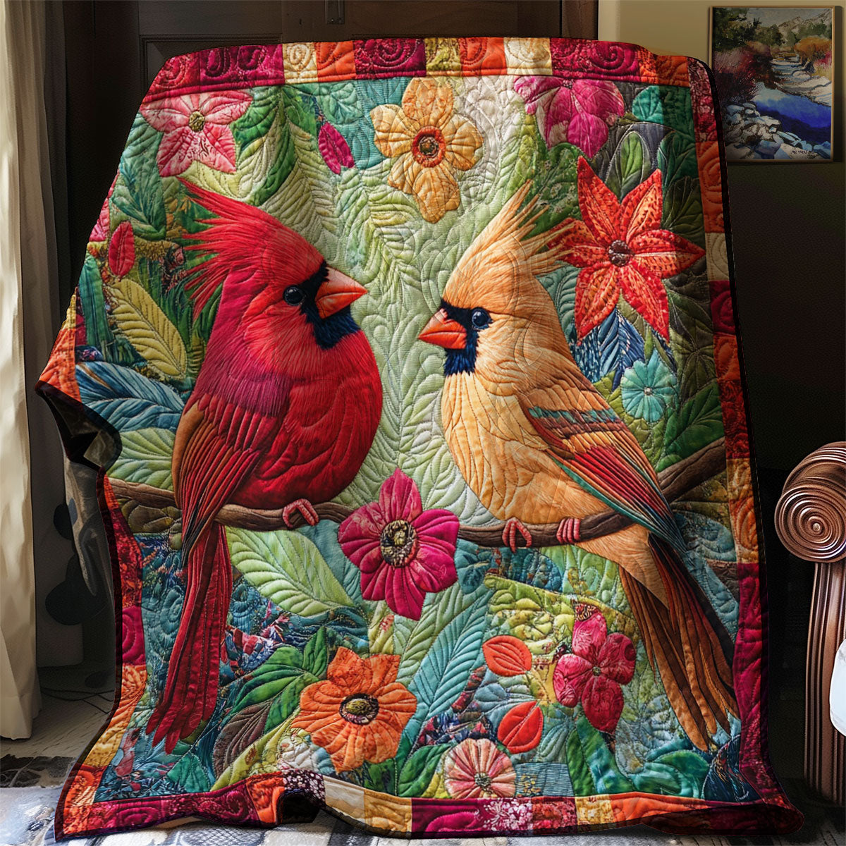 Cardinal Bloom WJ2712007CL Quilt