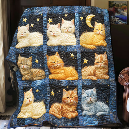 Cute Sleeping Cat WY2102018CL Quilt