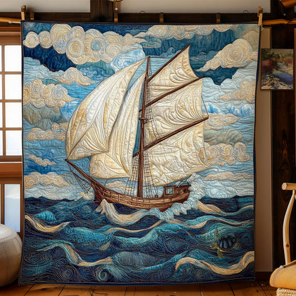 Ocean Sailboat WN1211066CL Quilt