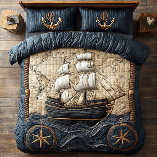 Seafarer’s Map CP1209057CL Duvet Cover Set