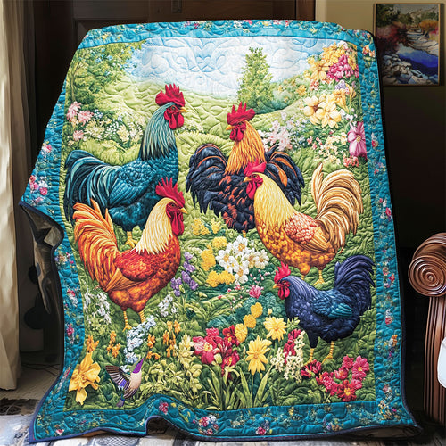 Chicken In Farm WY2612006CL Quilt