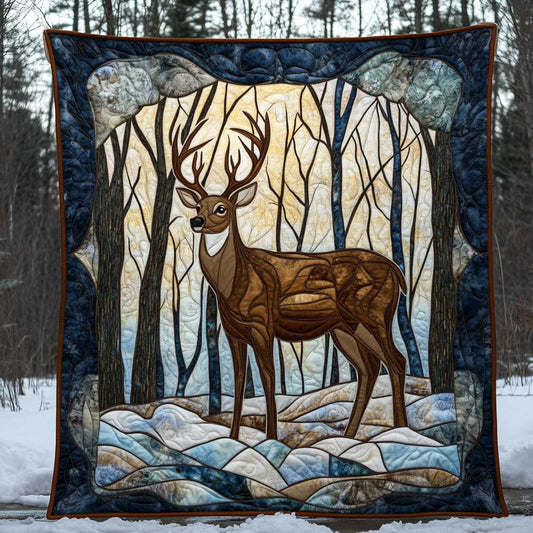 Winter Stag Spirit WP1402049CL Quilt