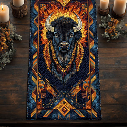 Bold Bison CM1905007CL Quilted Table Runner