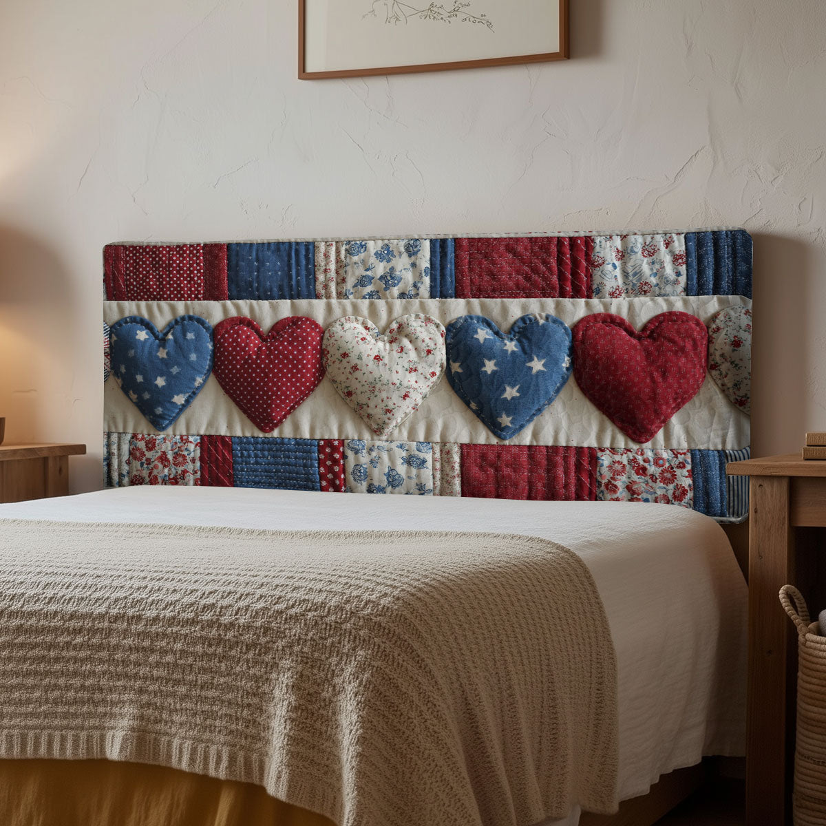 Heartland Love CP0501080CL Quilted Headboard Slipcover