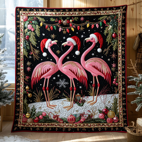 Flamingo Noel Trio WN0210070CL Quilt