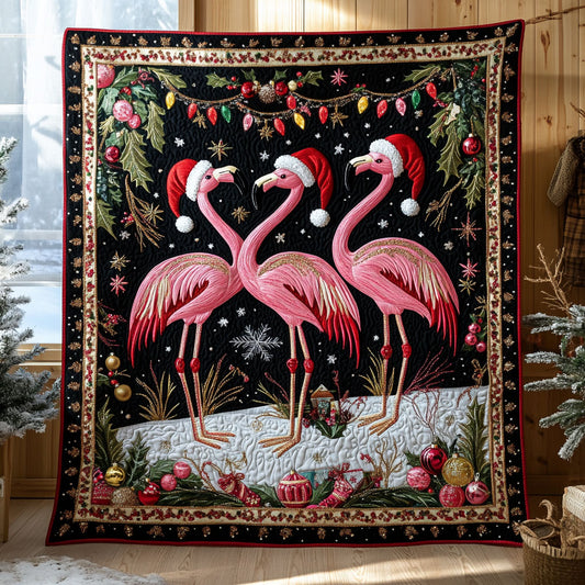 Flamingo Noel Trio WN0210070CL Quilt