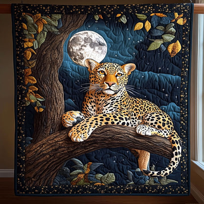 Moonlit Tree Leopard WY1408091CL Quilt
