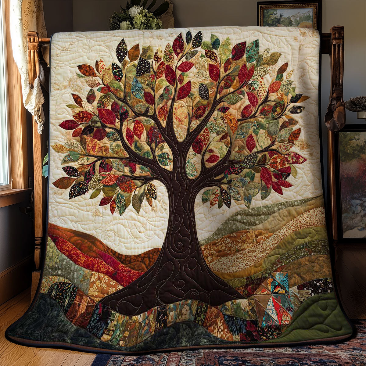 Tree Of Life Harmony WN1212022CL Quilt