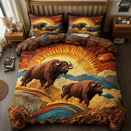 Sunrise Stampede CP1009037CL Duvet Cover Set