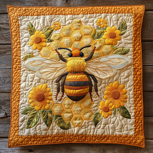 Floral Bee CW3006013CL Quilt