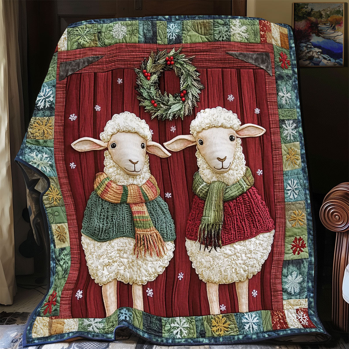 Meadow Sheep CP1711026CL Quilt