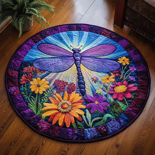 Flight of Light CM2804004CL Quilted Round Mat