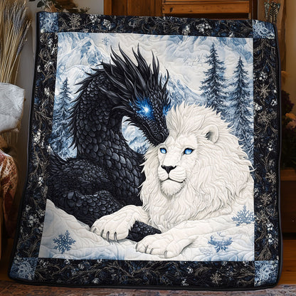 Black Dragon And White Lion WX0805003CL Quilt
