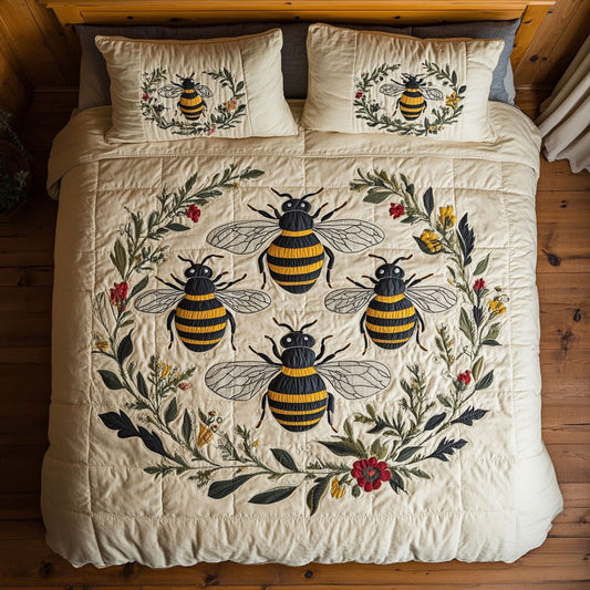 The Bee Field WY1808066CL Duvet Cover Set