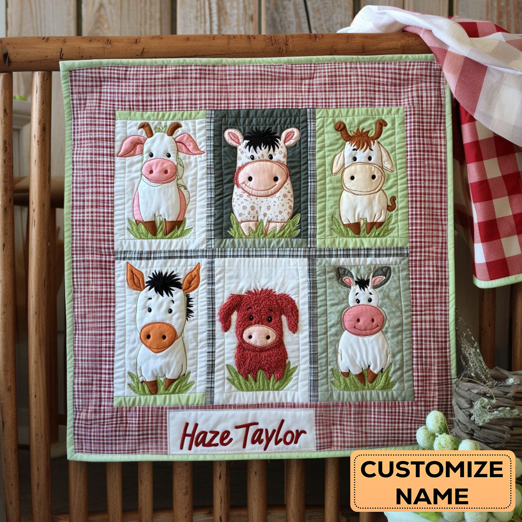 Hayfield Gang WN2407041CL Personalized Baby Quilt