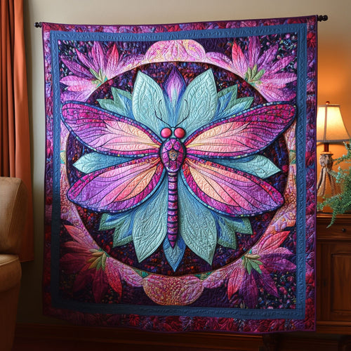 Dragonfly Blooming DH0210024CL Quilt