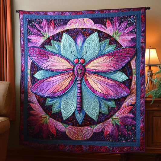 Dragonfly Blooming DH0210024CL Quilt