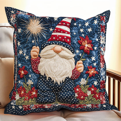 Lovely Gnome WX1306076CL Quilt Pillow Case