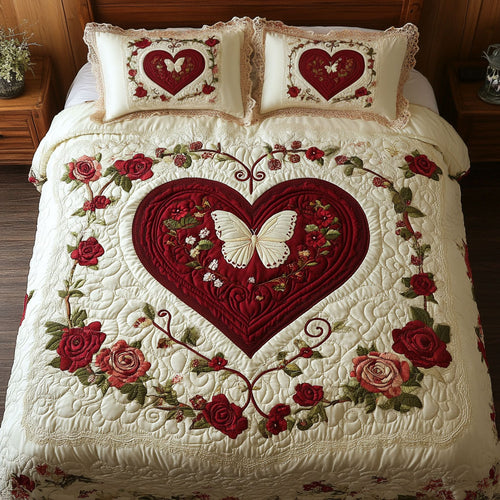 Heart And Butterfly WY1302092CL Duvet Cover Set