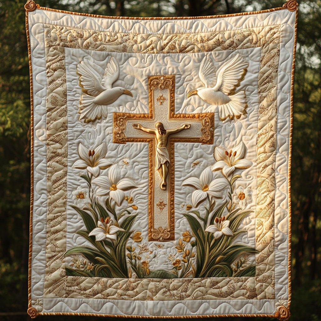 Peace Cross WJ2508029CL Quilt