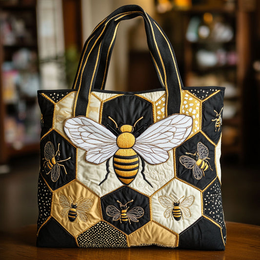 Golden Hive CW2509009CL Quilted Tote Bag