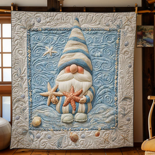 Gnome And Ocean Treasures WN0801015CL Quilt