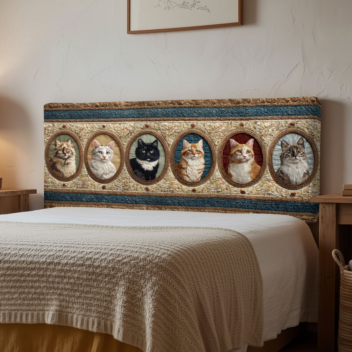 Feline Gallery CP2012012CL Quilted Headboard Slipcover