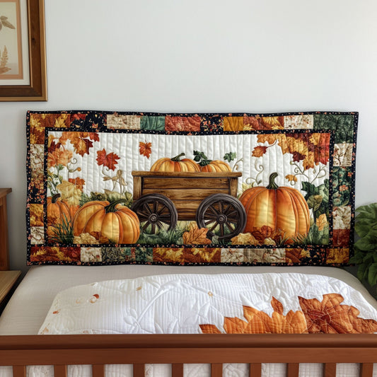 Pumpkin Cart KL2912008CL Quilted Headboard Slipcover