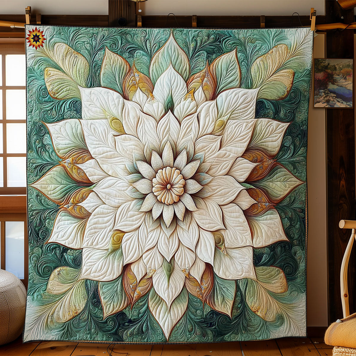 Mystic Flower WY2312045CL Quilt